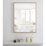 Strick & Bolton Posey Rectangular Metal Mirror