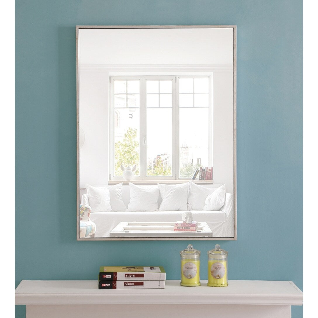 Strick & Bolton Posey Rectangular Metal Mirror