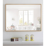 Strick & Bolton Posey Rectangular Metal Mirror