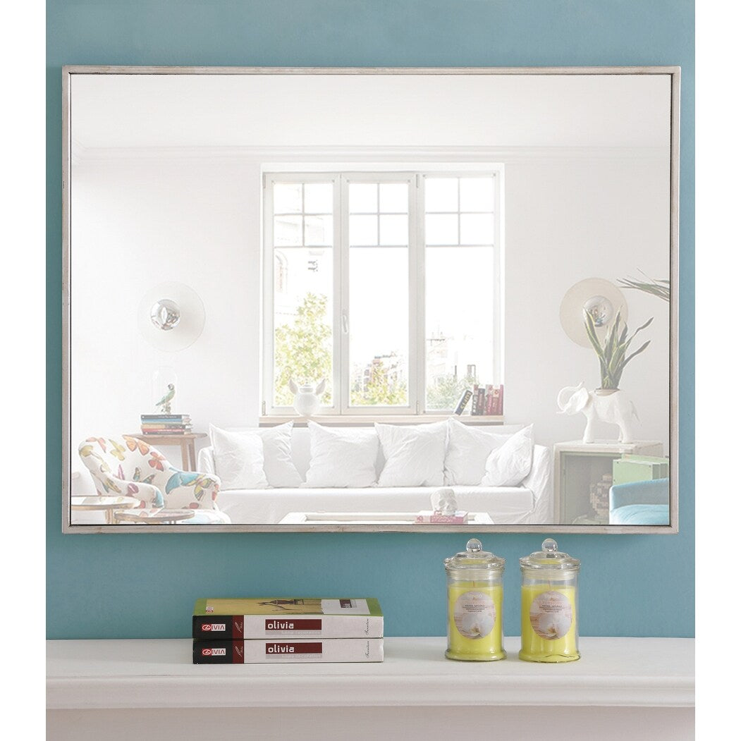Strick & Bolton Posey Rectangular Metal Mirror