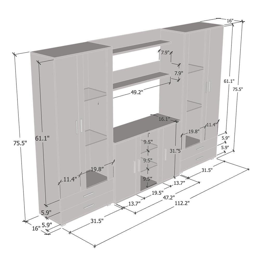 Strick & Bolton Shigeo Modern Entertainment Center