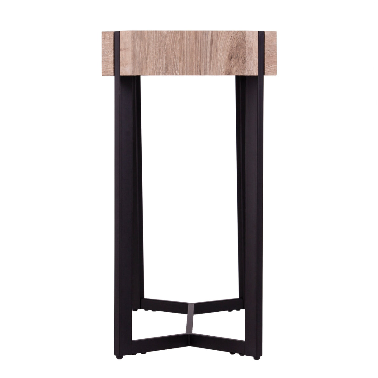 The Gray Barn Tierney Modern Farmhouse Natural Wood Console Table