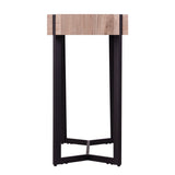 The Gray Barn Tierney Modern Farmhouse Natural Wood Console Table