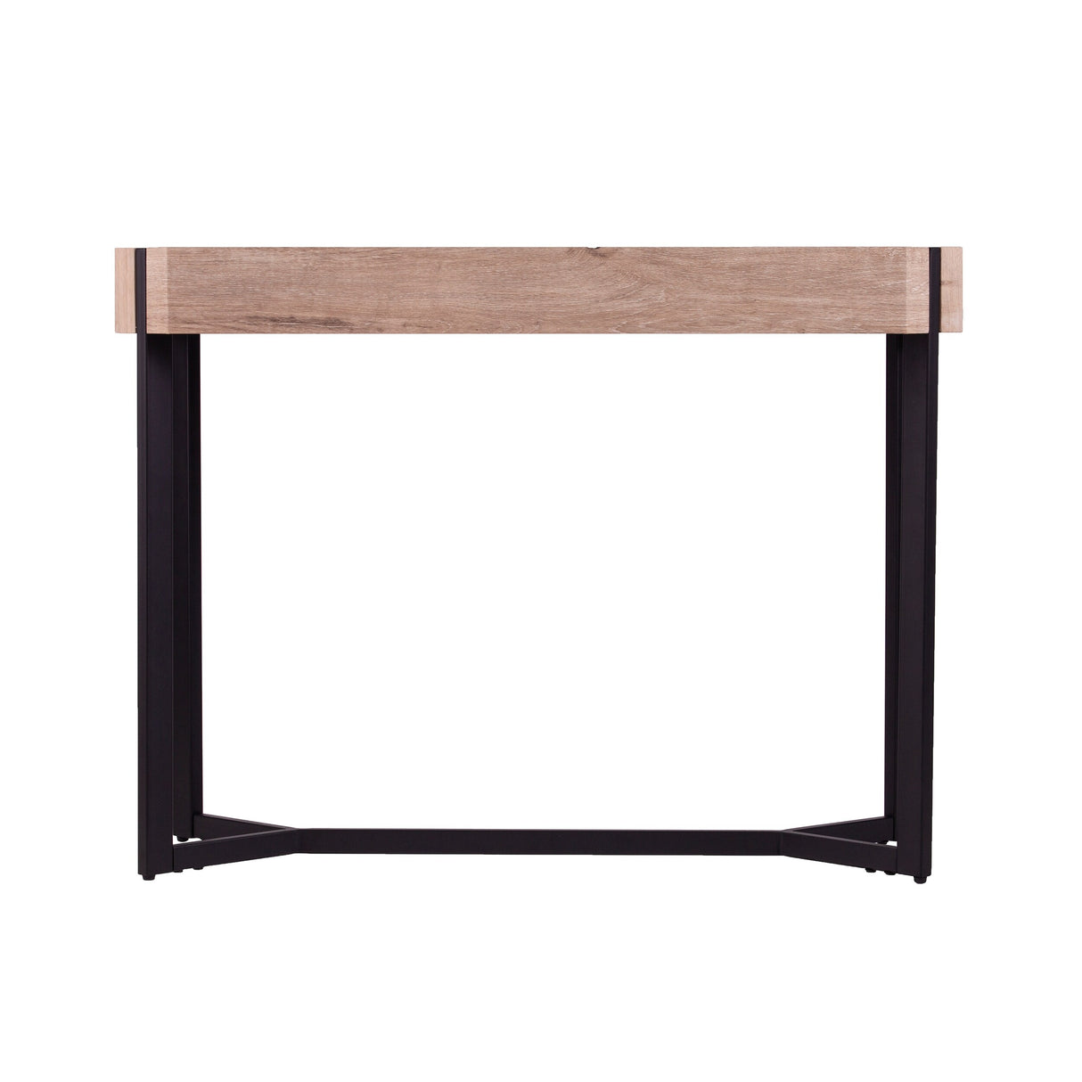 The Gray Barn Tierney Modern Farmhouse Natural Wood Console Table