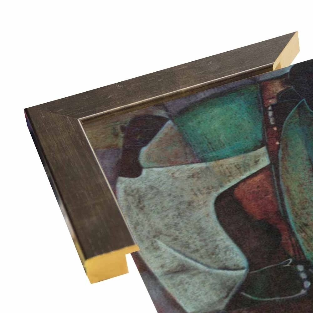 Strings-WILTOL132671 Framed Print 16.75"x40" by William Tolliver