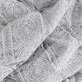 Stripe Lace Gorgeous Sheer Rod Pocket Valance