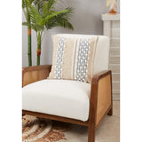 Stripe Serenity Woven Throw Pillow