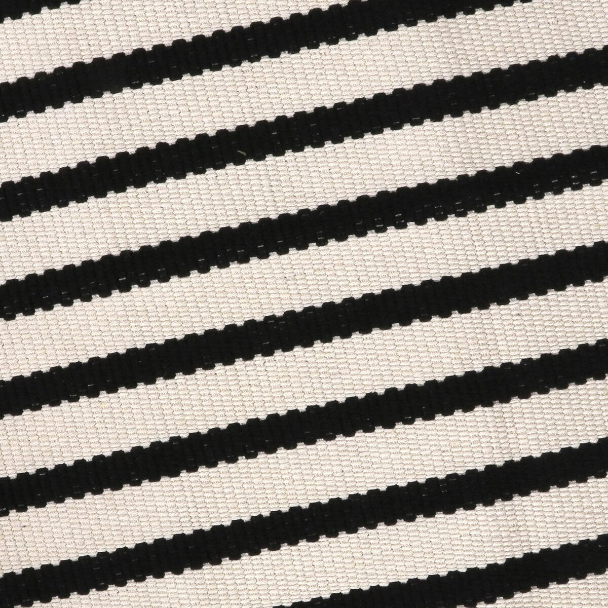 Striped Doormat Washable Front Porch Rug Layered Door Mats for Entryway/Bathroom/Home Entrance - Black and White