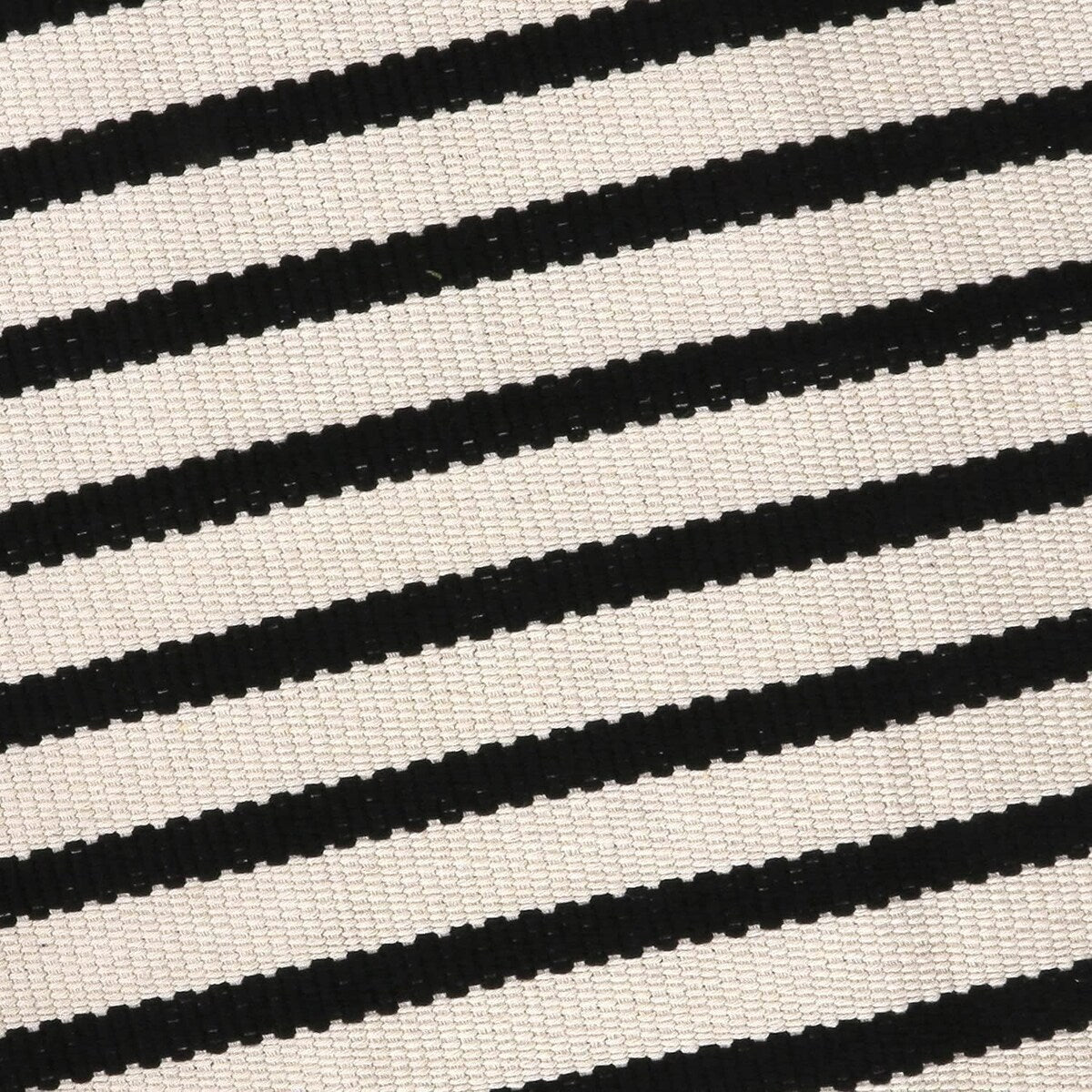 Striped Doormat Washable Front Porch Rug Layered Door Mats for Entryway/Bathroom/Home Entrance - Black and White