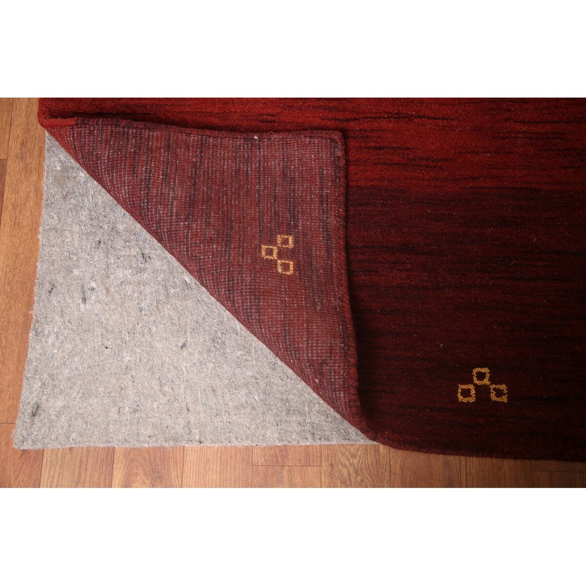 Striped Gabbeh Oriental Area Rug Hand-knotted Living Room Wool Carpet - 8'10" x 12'0"