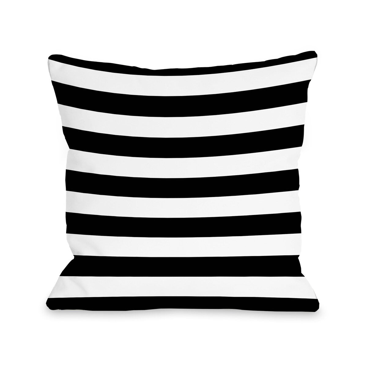Striped Pumpkin - Throw Pillow