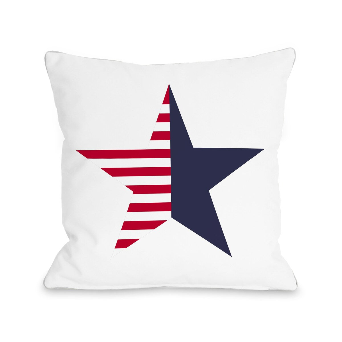 Striped Star - Throw Pillow