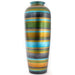 Stripes 24" Ceramic Water Jug Floor Vase