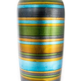 Stripes 24" Ceramic Water Jug Floor Vase