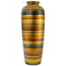 Stripes 24" Ceramic Water Jug Floor Vase