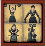 Strong Woman-VINAPP132505 Framed Print 16.75"x16.5" by Vintage Apple Collection