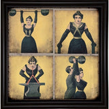 Strong Woman-VINAPP132505 Framed Print 16.75"x16.5" by Vintage Apple Collection