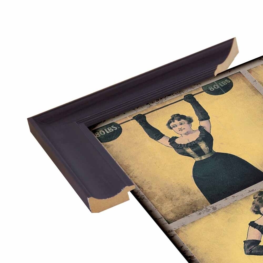 Strong Woman-VINAPP132505 Framed Print 16.75"x16.5" by Vintage Apple Collection