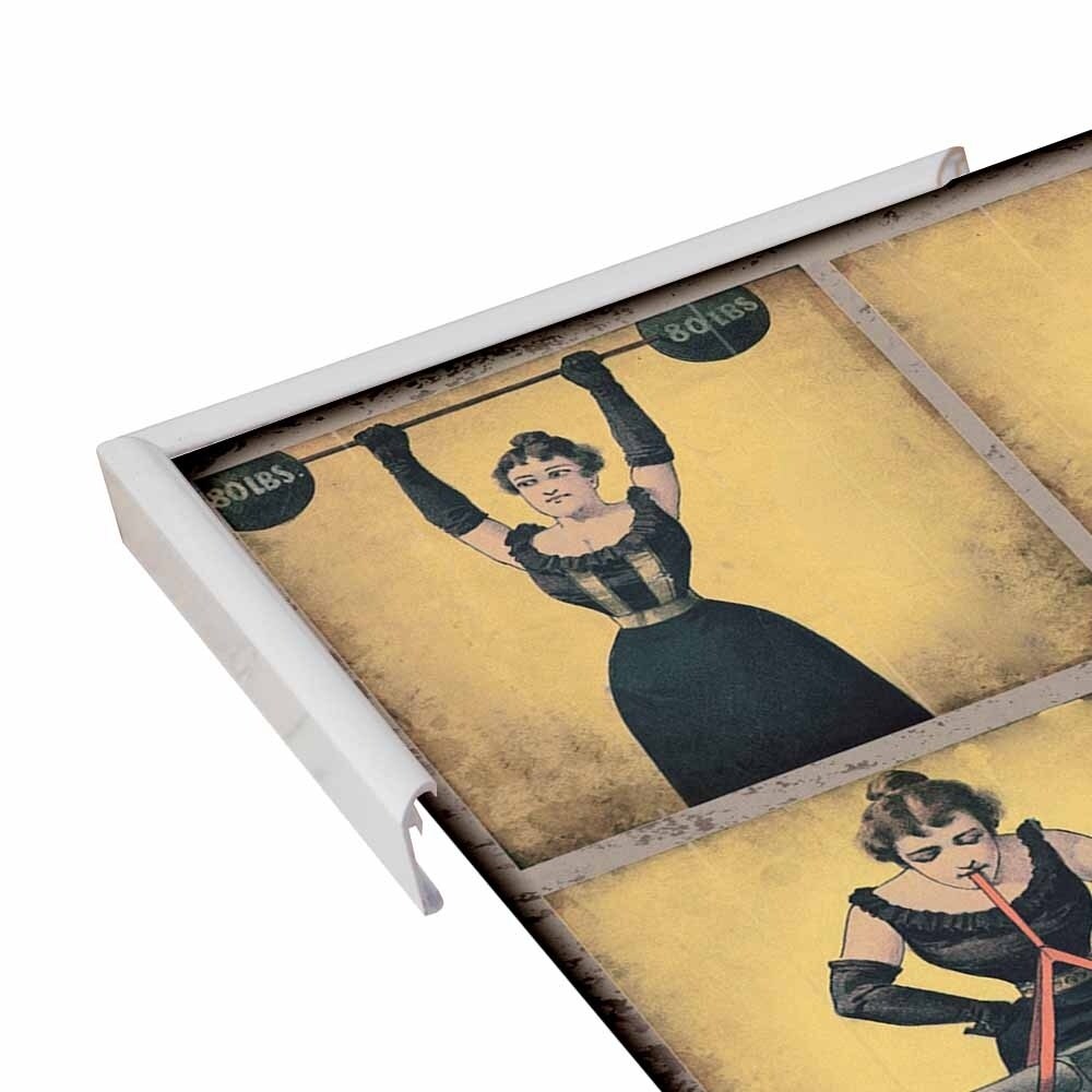 Strong Woman-VINAPP132505 Framed Print 16.75"x16.5" by Vintage Apple Collection