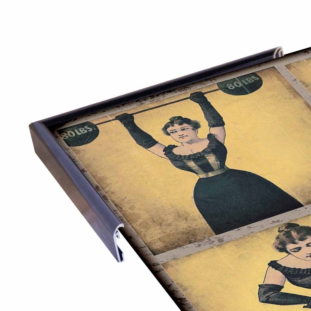 Strong Woman-VINAPP132505 Framed Print 16.75"x16.5" by Vintage Apple Collection