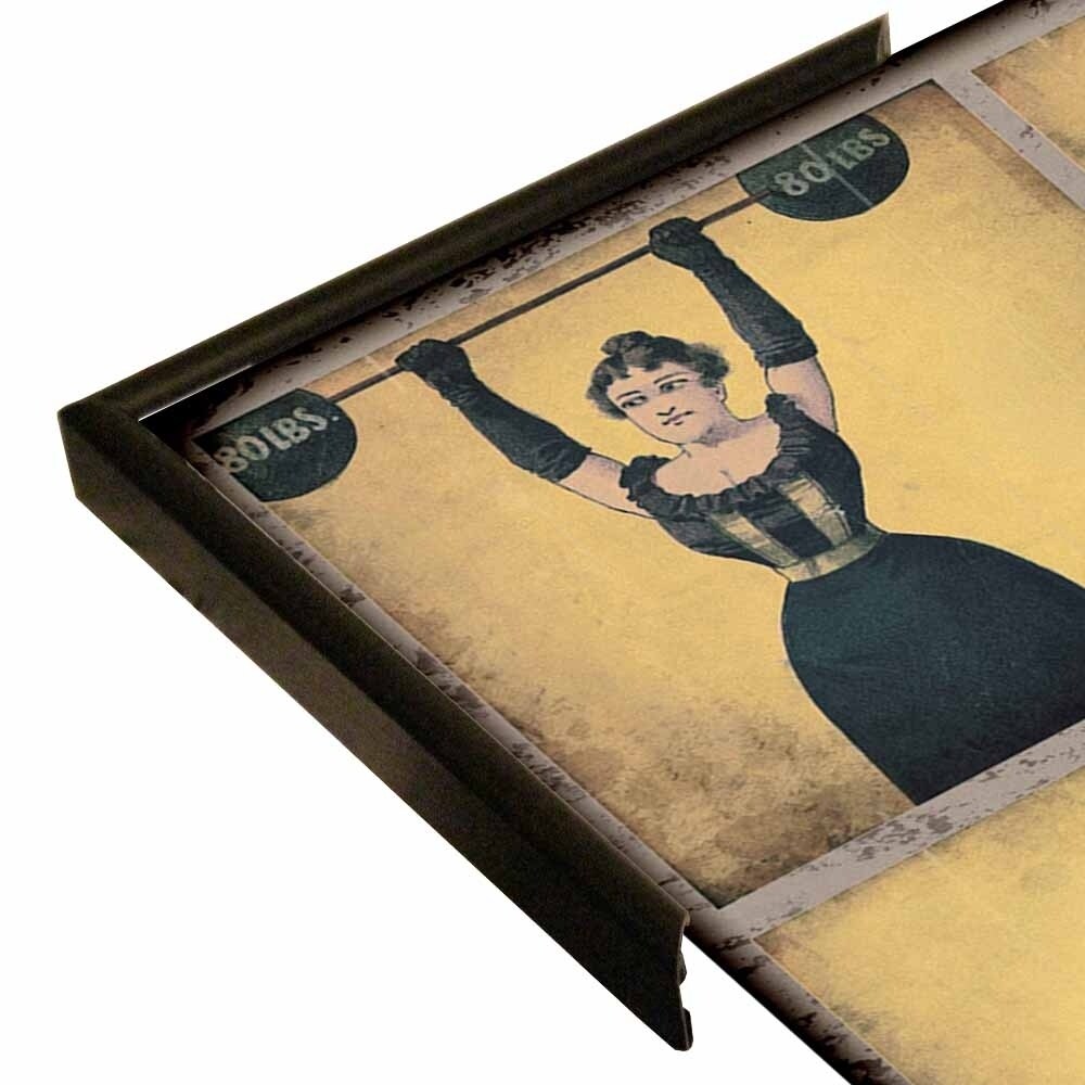 Strong Woman-VINAPP132505 Framed Print 16.75"x16.5" by Vintage Apple Collection