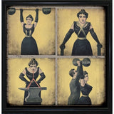 Strong Woman-VINAPP132505 Framed Print 16.75"x16.5" by Vintage Apple Collection