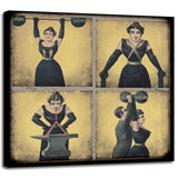 Strong Woman-VINAPP132505 Framed Print 16.75"x16.5" by Vintage Apple Collection