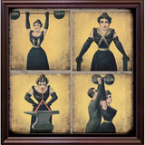 Strong Woman-VINAPP132505 Framed Print 16.75"x16.5" by Vintage Apple Collection