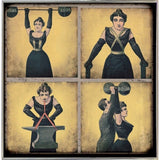 Strong Woman-VINAPP132505 Framed Print 16.75"x16.5" by Vintage Apple Collection