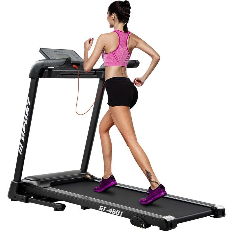 Stronger 2.25hp treadmill home gym with Speaker,Aux and USB input - Medium