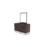 Strozzi Italian Modern Dark Rovere Mirror