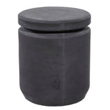 Fiber clay Industrial Outdoor Stool 17 x 15 x 15