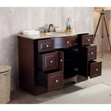Stufurhome 48 inch Lotus Single Sink Bathroom Vanity