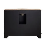 Stufurhome 48 inch Lotus Single Sink Bathroom Vanity
