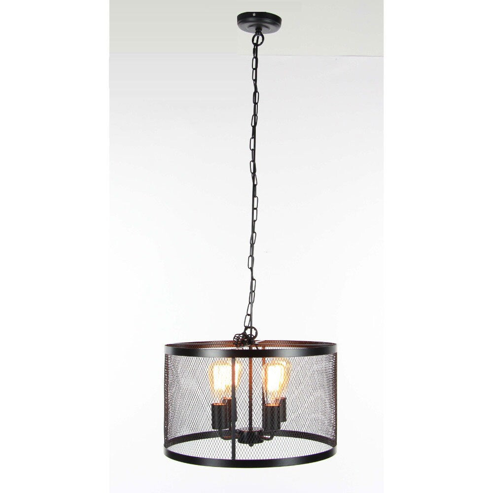 Benzara Stunning Metal Pendant with Bulbs