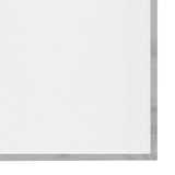 Stupell Contemporary White Line Shapes Minimal Grain Design Framed Wall Art - Beige