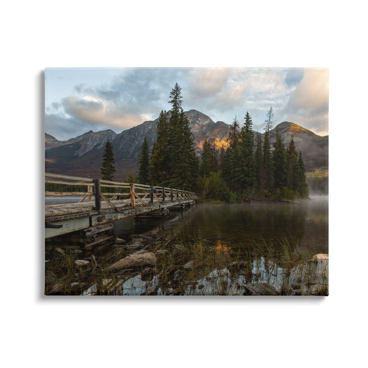 Stupell Forest Bridge Photography Canvas Wall Art Design by Daniel Sproul
