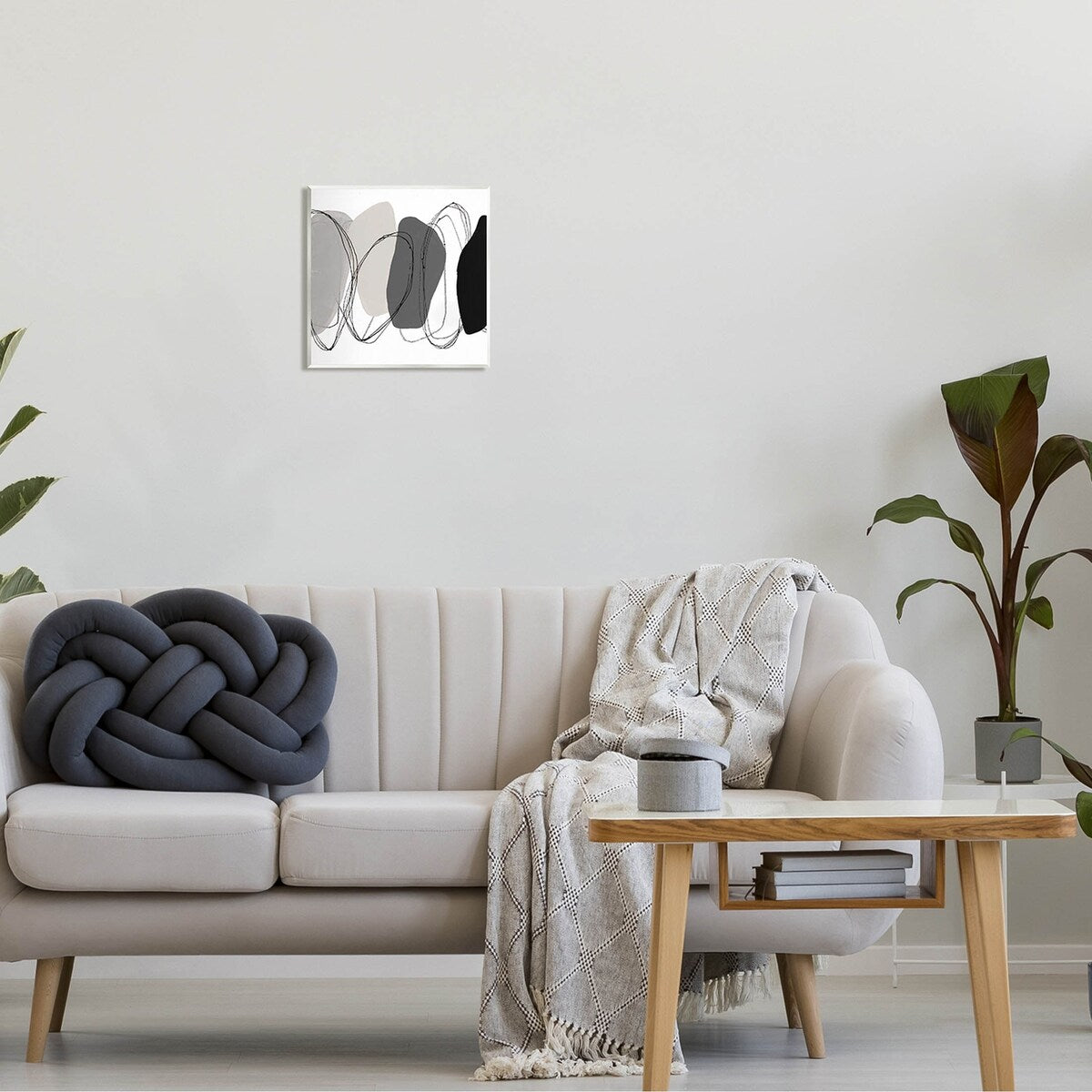 Stupell Abstract Round Forms Outlines Wall Plaque Art, Design by Ruth Fromstein