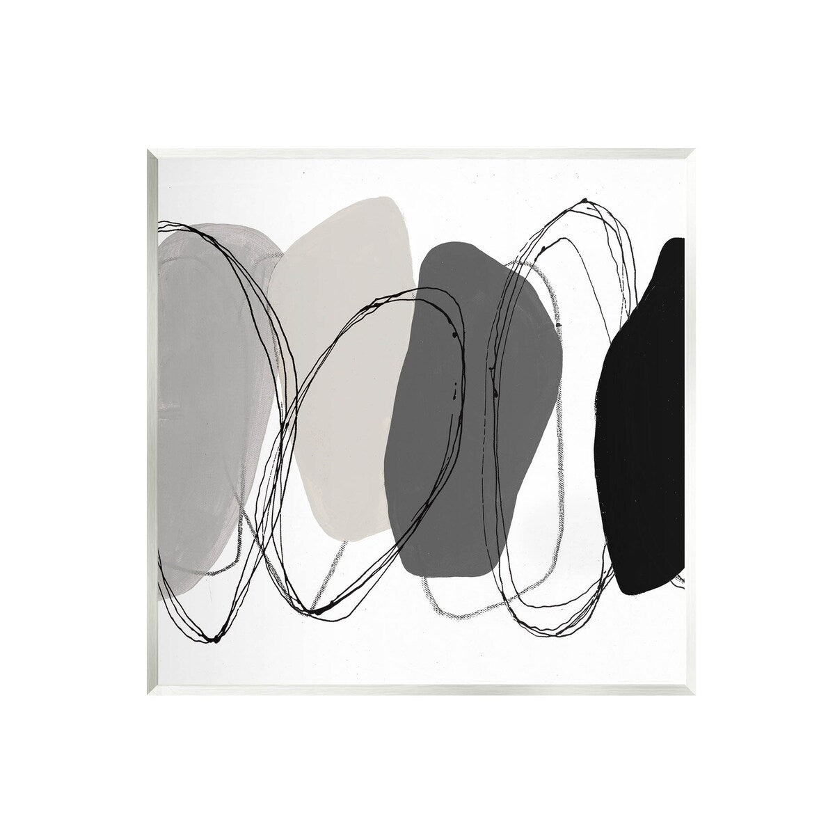 Stupell Abstract Round Forms Outlines Wall Plaque Art, Design by Ruth Fromstein