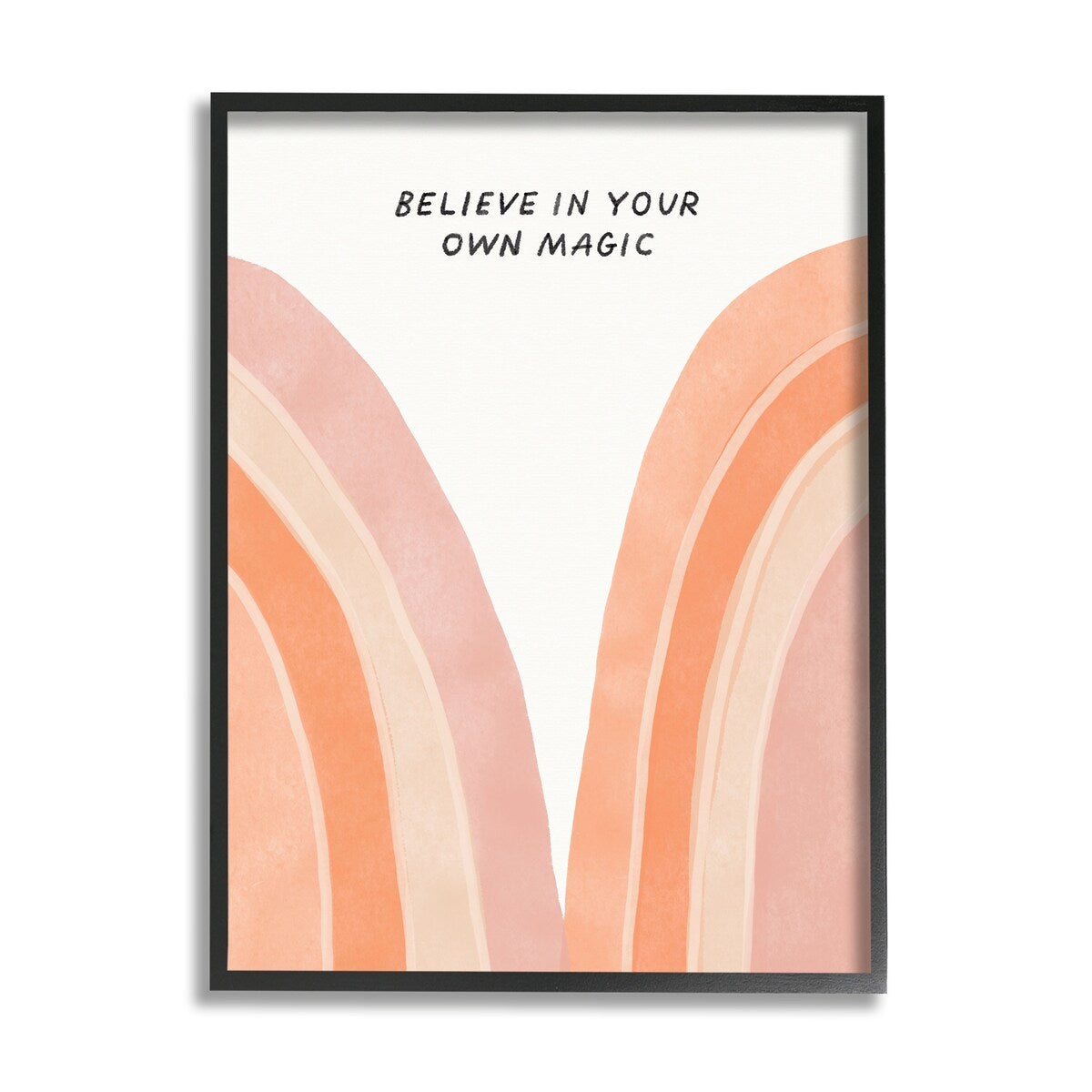 Stupell Believe Your Own Magic Boho Framed Giclee Art by Louise Carey