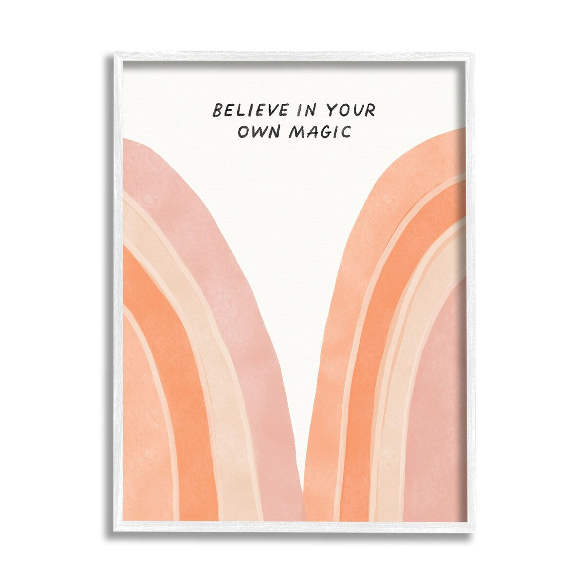 Stupell Believe Your Own Magic Boho Framed Giclee Art by Louise Carey