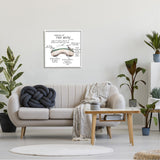 Stupell Cloud Gate Chicago Bean Sculpture Educational Chart Diagram Framed Wall Art, Design by Dishique - Beige