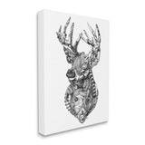 Stupell Deer Silhouette Camping Hunting Equipment Canvas Wall Art by Don Stewart