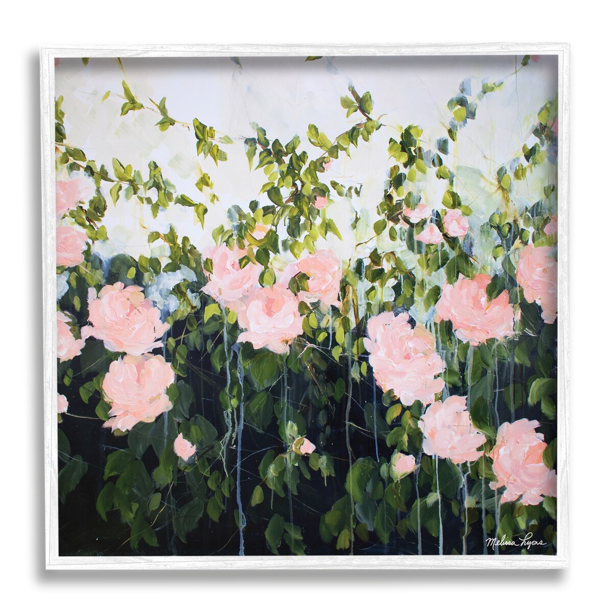 Stupell Pink Spring Meadow Florals Alluring Flower Grove Framed Wall Art