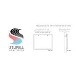 Stupell Tranquil Chairs Beach Umbrella Contemporary Ocean Coast Painting Canvas Wall Art - Blue