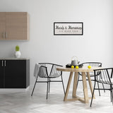 Stupell Meals & Memories Made Here Rustic Kitchen Sign Framed Wall Art - Black