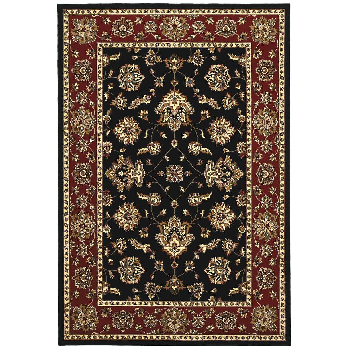 Style Haven Annapolis Bordered Traditional Area Rug