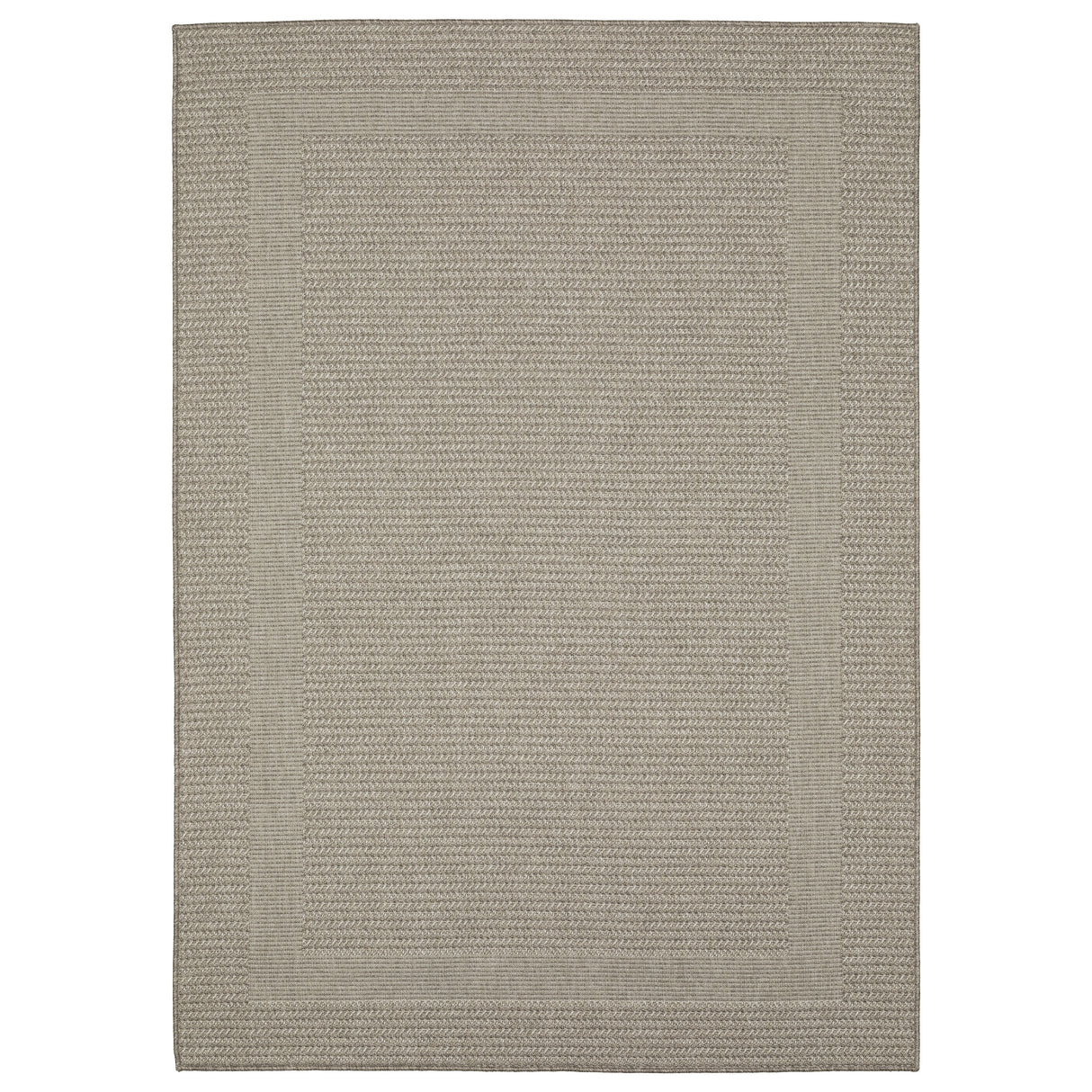 Style Haven Calayan Woven Border Grey Ultimate Performance Area Rug~