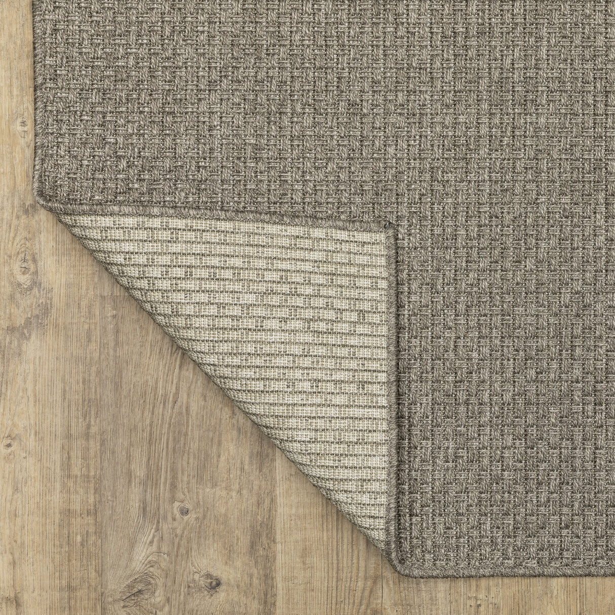 Style Haven Calayan Woven Solid Grey Ultimate Performance Area Rug~