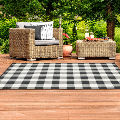 SAFAVIEH Beach House Mecbure Indoor/ Outdoor Waterproof Patio Backyard Rug